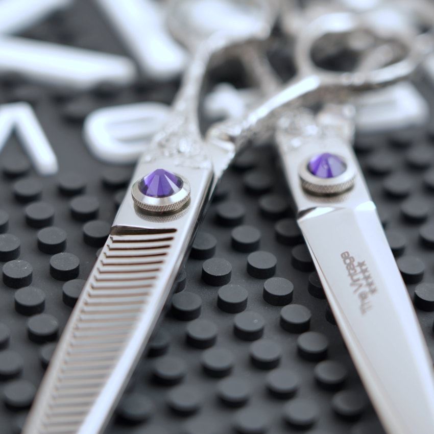 Matakki Vintage Scissor & Thinner Set (Royal)