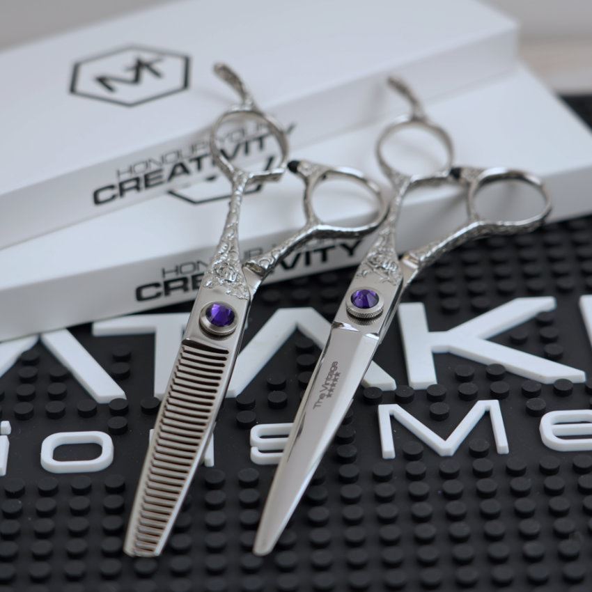 Matakki Vintage Scissor &amp; Thinner Set (Royal)