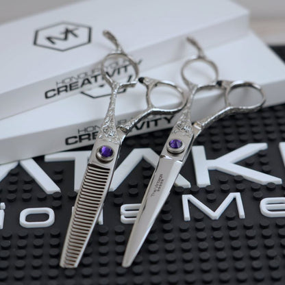 Matakki Vintage Scissor &amp; Thinner Set (Royal)