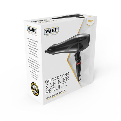 Wahl Professional Keratin 2200w Hairdryer - Black