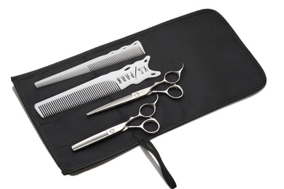 Kyoto Sprint Barber Kit : Red Left Hand